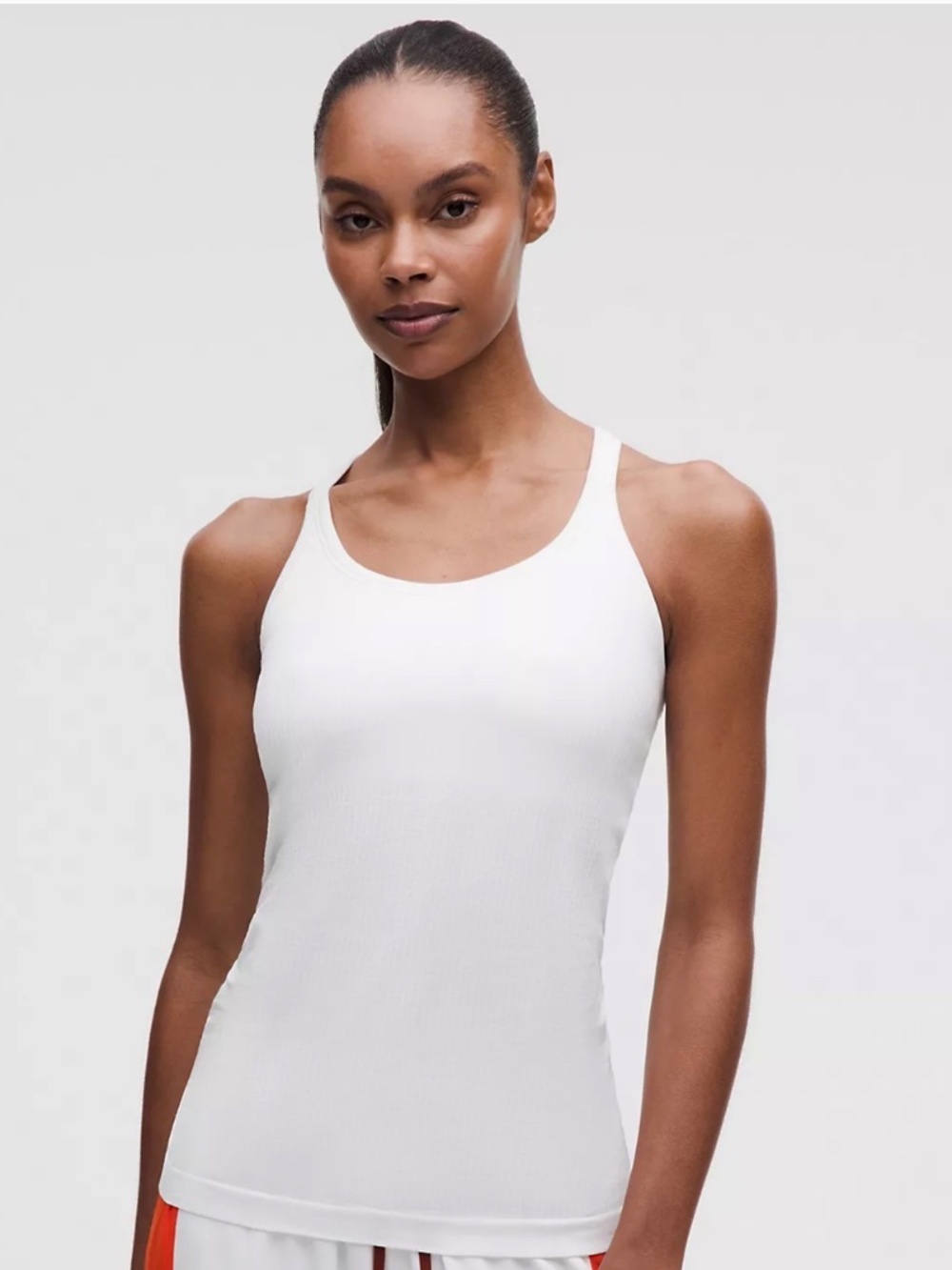NWT Lululemon Ebb to Street Tank in White sz 4